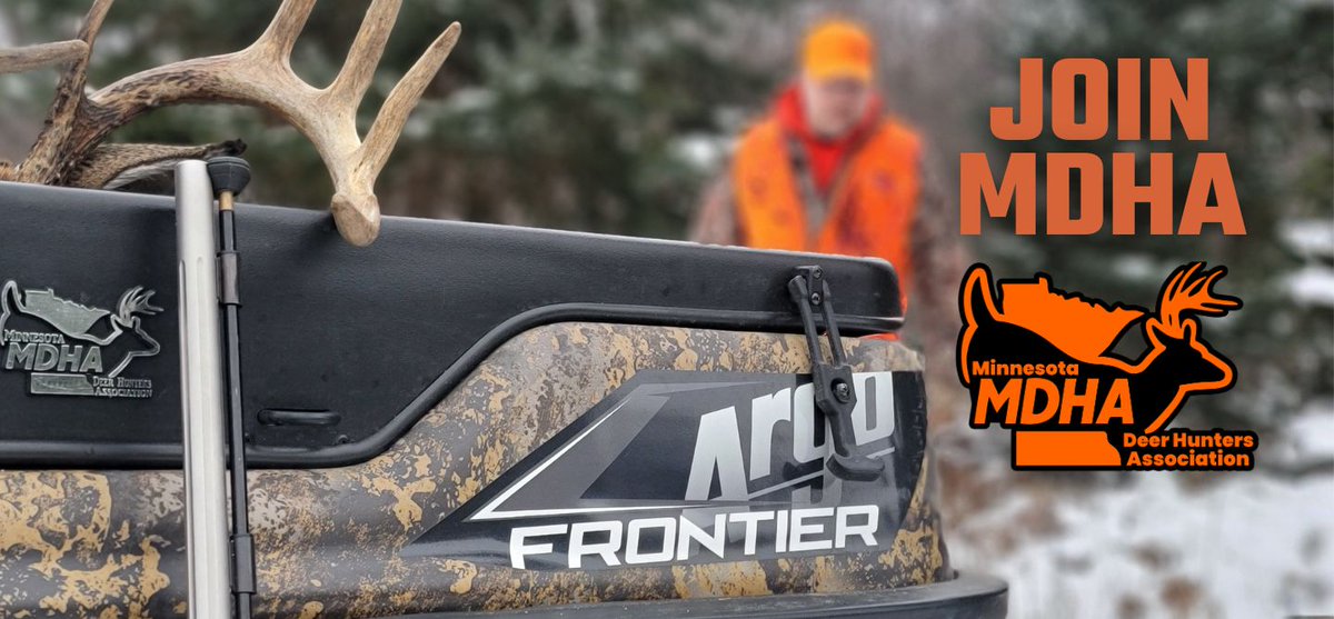 MinnesotaDeer's tweet photo. Why Join MDHA? https://t.co/cMClp9wNfd https://t.co/1oWs2vQllo