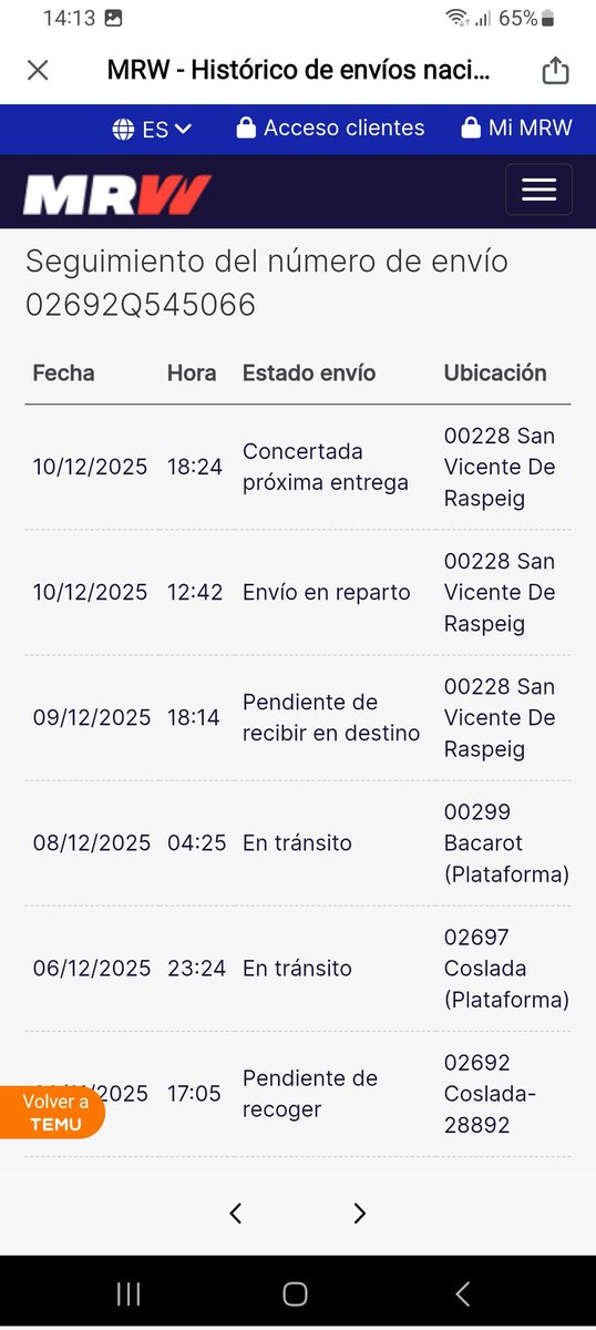LizardSouls's tweet photo. @MRW_clientes 
Tengo un problema con un pedido. Lo he intentado rastrear o hablar con alguien de mrw. Imposible. 
Num 02692Q545066
Les agradecería algún tipo de información para poder recibirlo. Adjunto info de su web que he podido encontrar.
Muchas gracias https://t.co/096XZ3eXw9