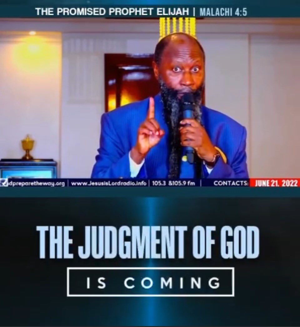 Gods warning is love ,the coming judgment of is warning this generation to repent and be right with the LORD 

#MassiveEndGlory