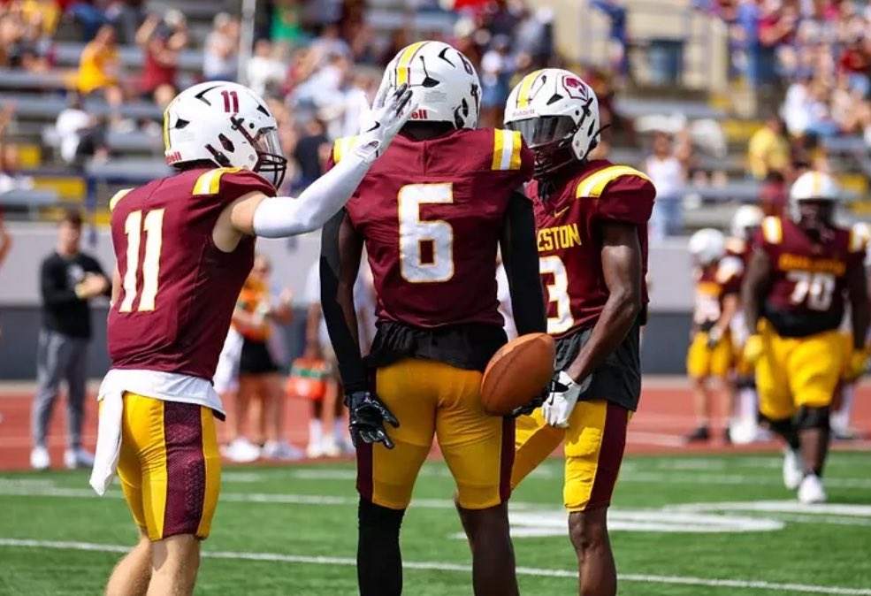 After a great conversation with <a href="/coachtesch/">Coach Tesch</a>,I am blessed to receive my 3rd sholarship offer from <a href="/UCWV_Football/">University of Charleston Football</a>.

<a href="/Abaskerville_7/">Coach Baskerville</a> <a href="/CoachSylva/">Sylva</a>