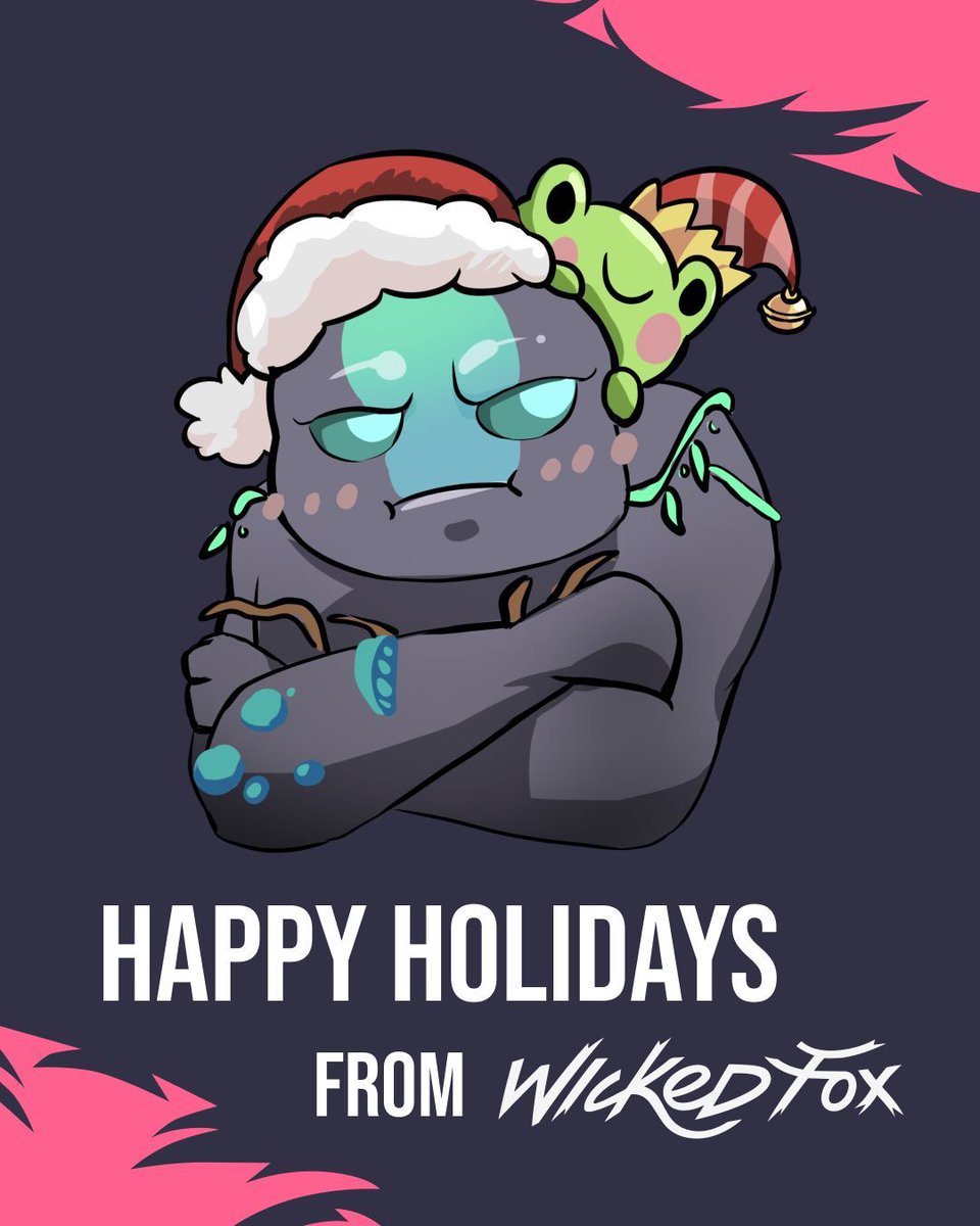 WickedFoxInc's tweet photo. Season's Greetings from the team at Wicked Fox! 

We want to thank you for your support and for being part of our community. We'll be back early next year to give you an update on Rise of Elements but, until then, we wish you Happy and Healthy Holidays! https://t.co/YbsIaAAykG