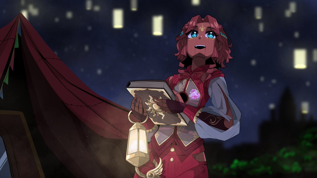 Good morning, keepsakes! 👋☀️

I'm home!!🎉 I was off finding more curiosities for my cabinet, but I'm back~ Schedule will still be sporadic because of the holidays, but we'll start strong in the new year! 💕

🎨 My travels by the amazing: <a href="/ibnuhawari_/">Hawari🖋 | COMMISSION OPEN</a> 

#CuriCabinart