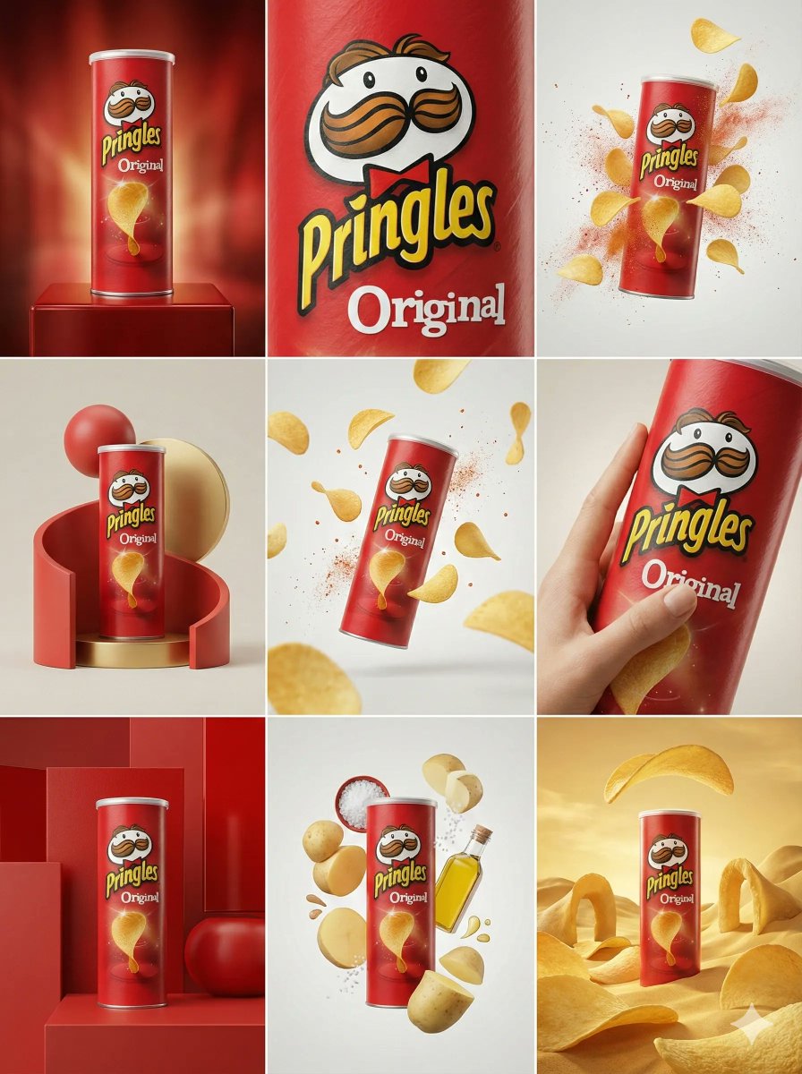 Pringles 3x3 product grid