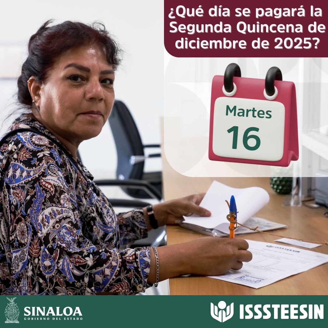 𝐀𝐯𝐢𝐬𝐨 𝐈𝐦𝐩𝐨𝐫𝐭𝐚𝐧𝐭𝐞

Se informa a todas y todos nuestros derechohabientes que el día de hoy, 16 de diciembre, se realizará el pago correspondiente a la segunda quincena del mes en curso.