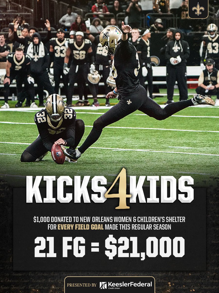 Everyone say, thank you Charlie 

#Saints | <a href="/KeeslerFed/">Keesler Federal CU</a>