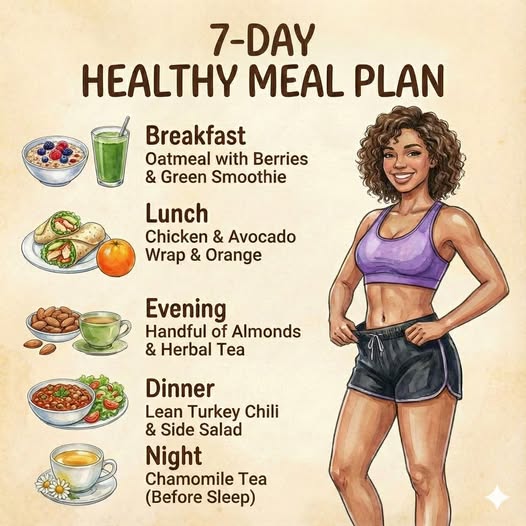 bodyhiitworkout's tweet image. 7 day healthy plan #health #fitnessmotivation2025 #routine #healthylifestyle