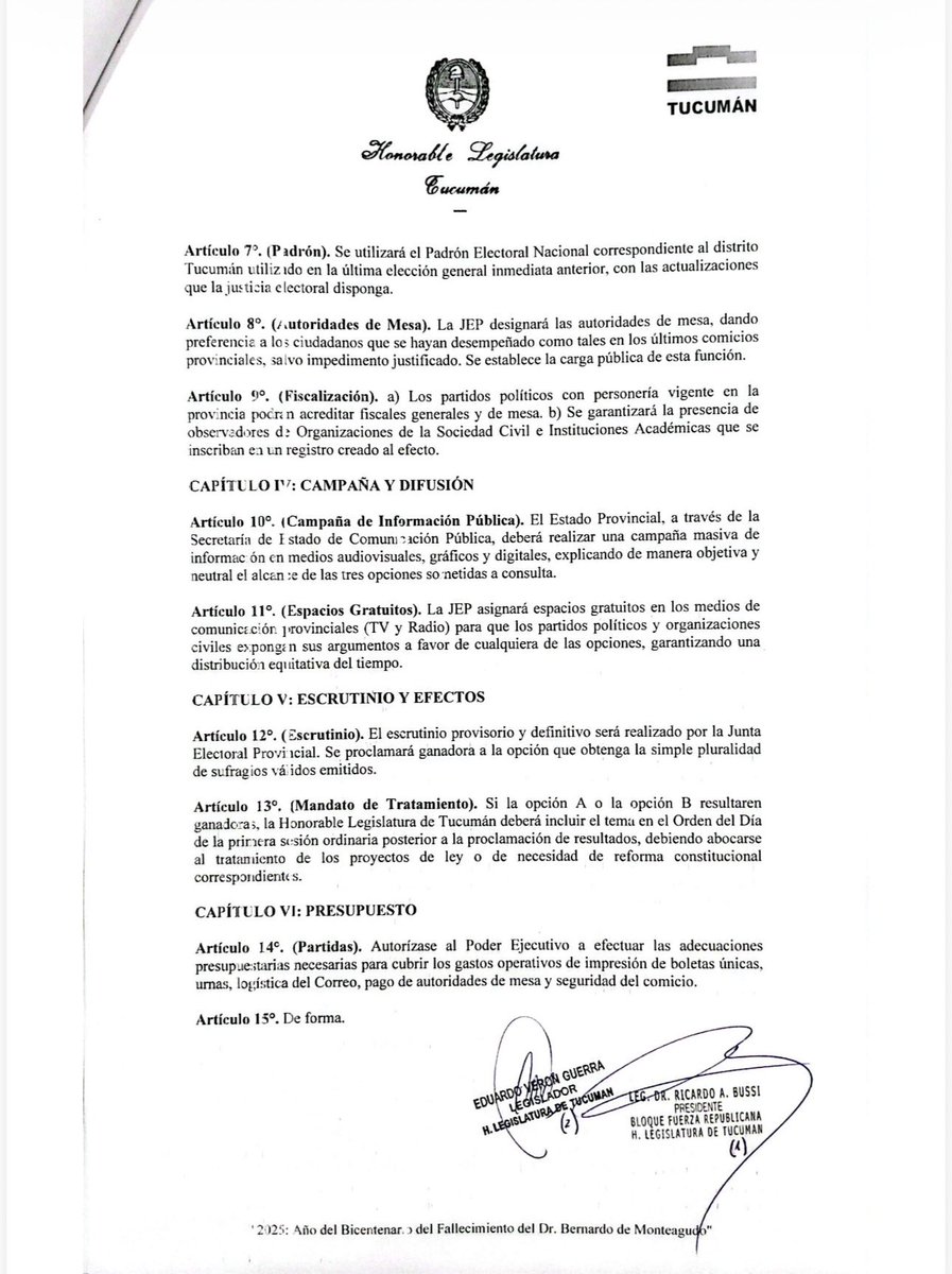 ricardobussi's tweet photo. ¡CONSULTA POPULAR PARA TERMINAR CON LOS ACOPLES EN TUCUMÁN!

Presentamos un proyecto de ley para convocar a una Consulta Popular Provincial. El objetivo es claro: que los tucumanos decidan directamente el futuro del sistema de acoples, uno de los mecanismos más cuestionados de nuestra política.

Cuando la política no se anima a decidir, tiene que decidir la gente.
Los acoples distorsionan la voluntad popular, fragmentan la representación y generan descreimiento en el sistema democrático.

La propuesta establece una consulta excepcional, seria y transparente, con reglas claras y control institucional.
No es improvisación ni oportunismo: es una herramienta democrática concreta.

📄 Boleta Única de Papel
Para garantizar claridad, economía y transparencia, la consulta se realizará con boleta única, diseñada y fiscalizada por la Junta Electoral Provincial.

@LaGacetaTucuman 
@gabybaigorri 
+