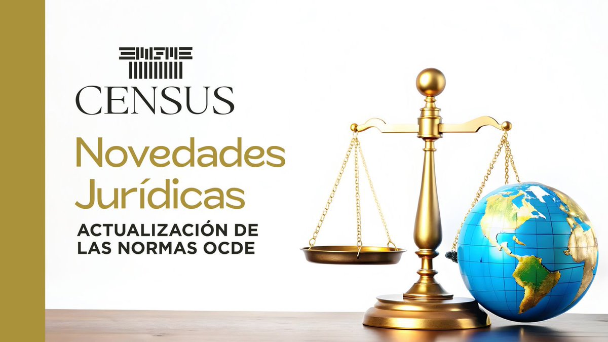 CensusEc's tweet image. 🆕 Novedades Jurídicas | Actualización del Modelo de Convenio OCDE
La OCDE actualizó su Modelo de Convenio, base de muchos CDI suscritos por Ecuador.

Leer más aquí: linkedin.com/pulse/actualiz…