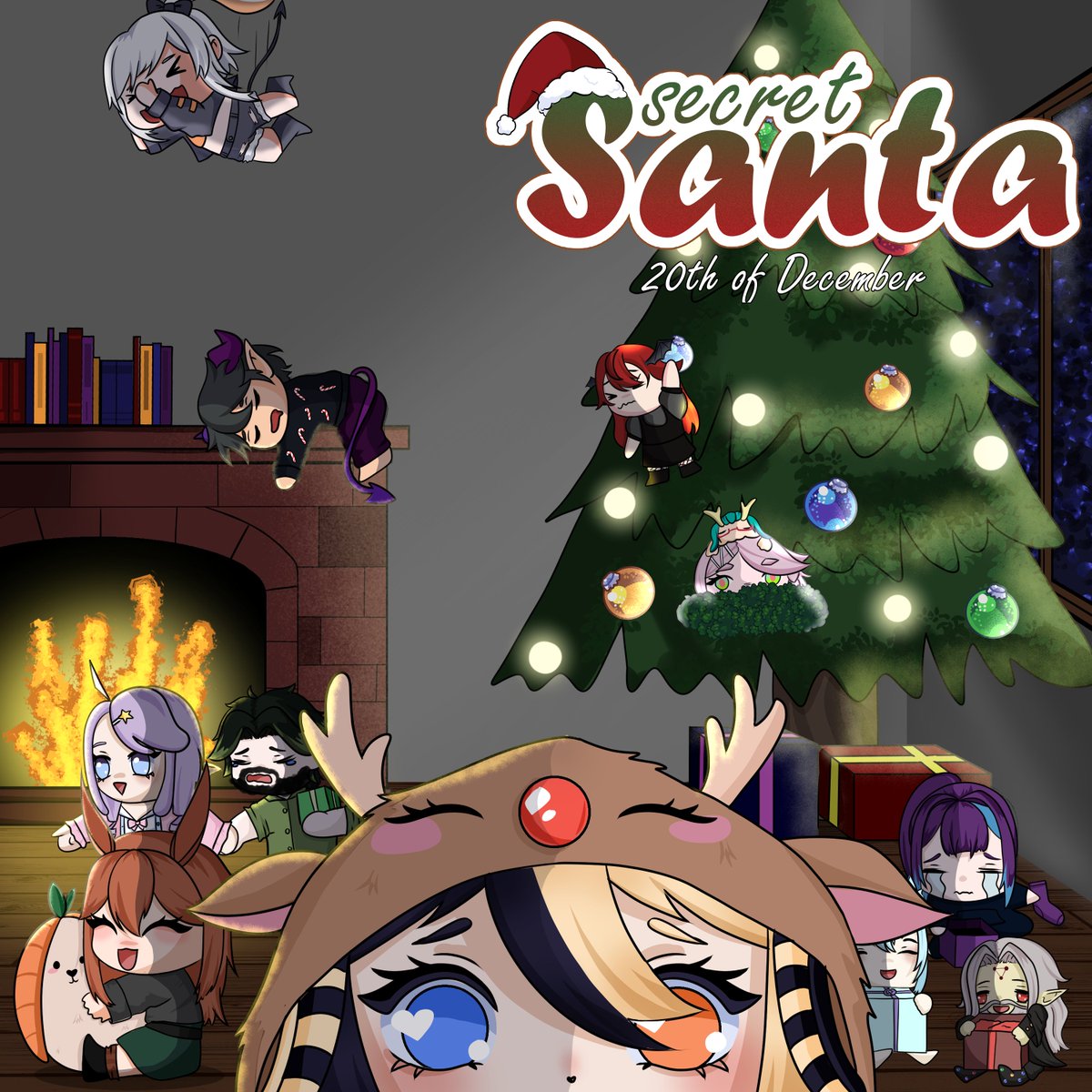 𓂃˖ ࣪⊹ Annoucement!

On December 20th at 4pm CST/11pm CET, I will be hosting a Secret Santa with some of my moots!

We will be yapping and having fun watching people unpack the gifts we made or got them!

Please also support this by liking and reposting :D

🖌️ made by me