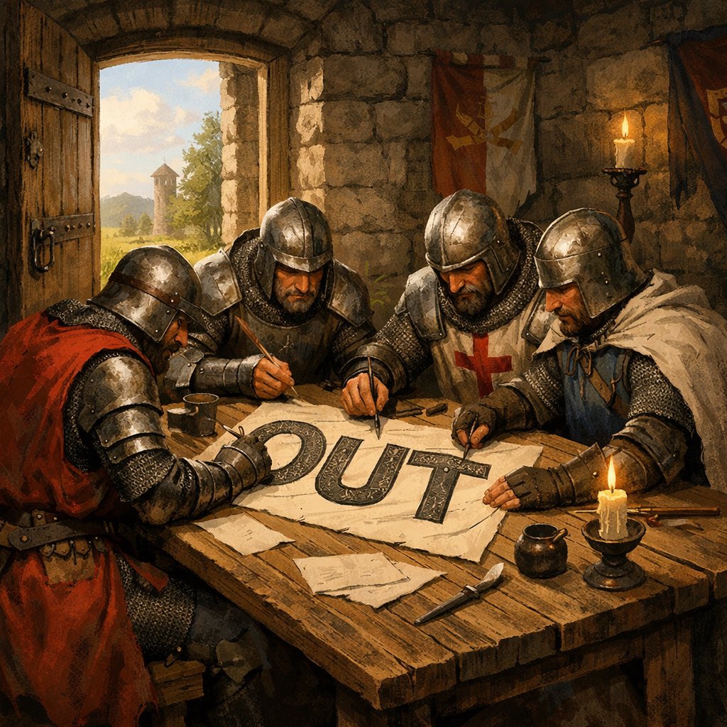 onthiroadagain's tweet photo. When do these Knights start drawing out again! https://t.co/18haQzSRGz