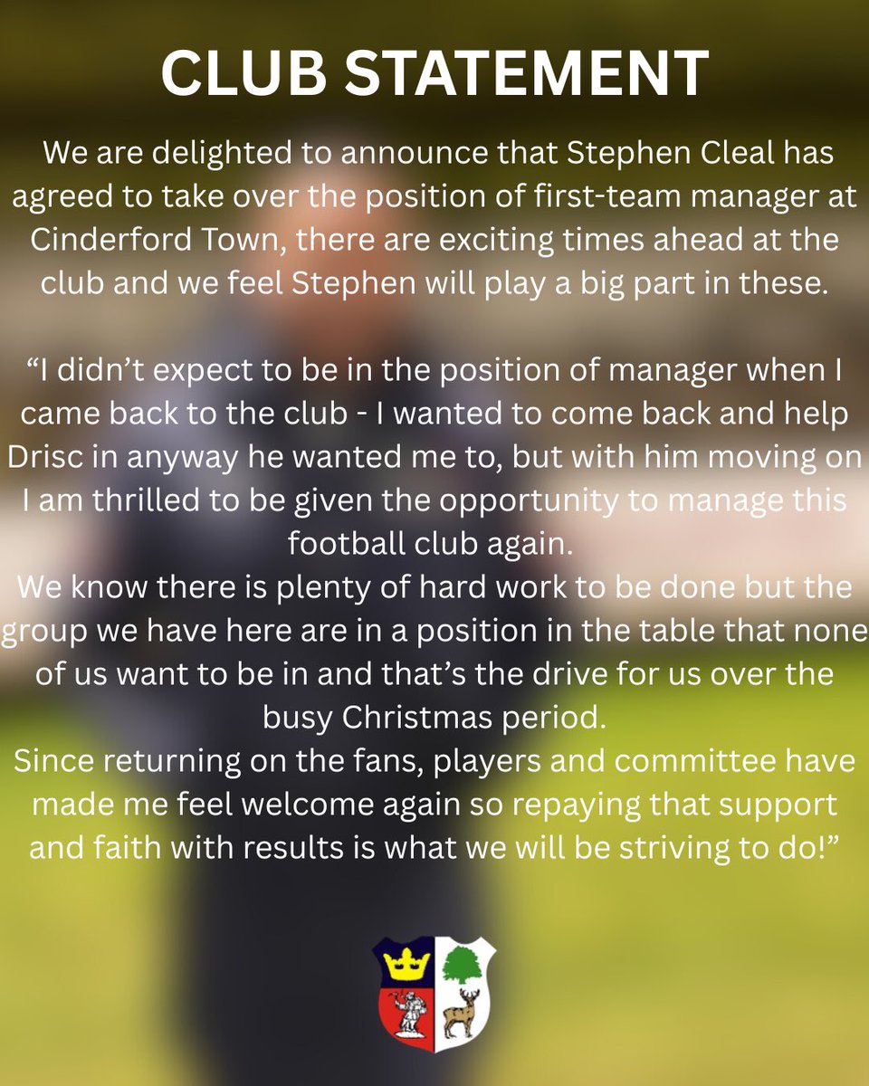 Cinderford Town AFC tweet media