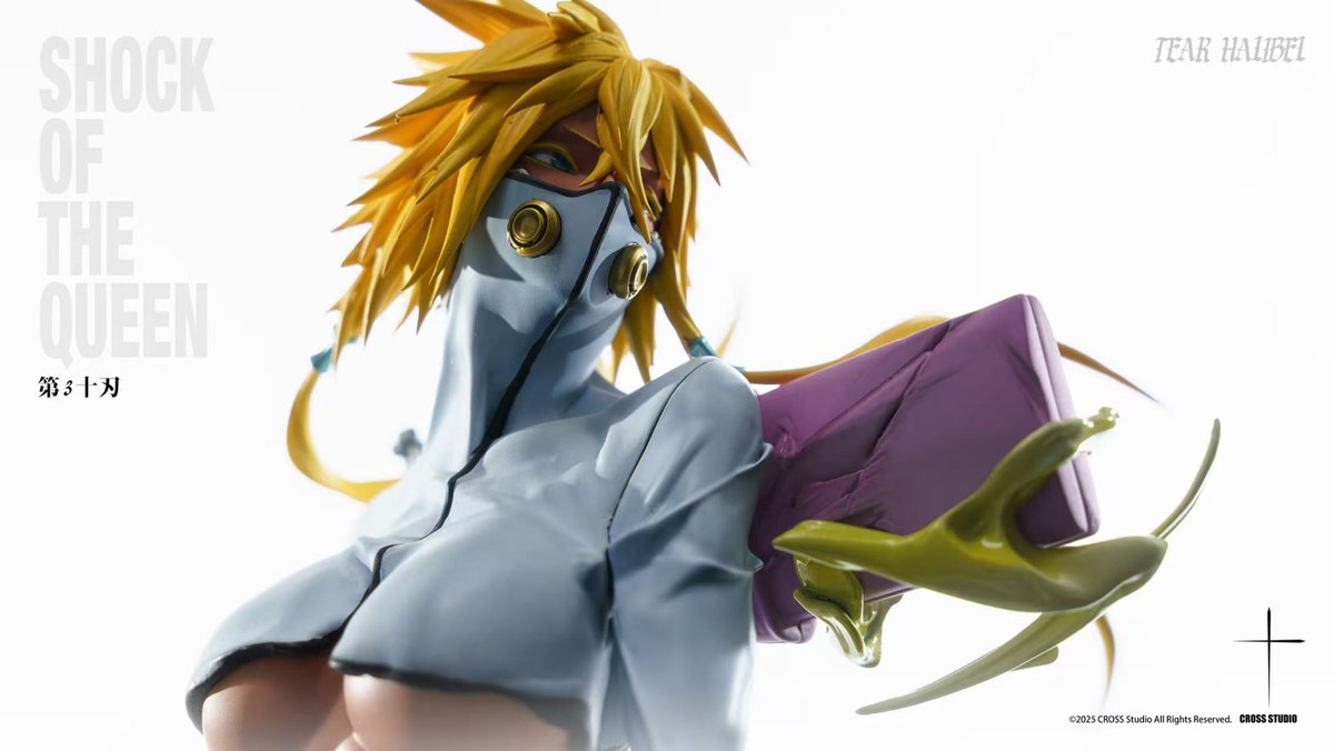 AIZZEEN_SOSUKE's tweet photo. Holy Moly this new Harribel Statue looks so beautiful 🦈💛

#BLEACH_anime #BLEACH https://t.co/weUsSrSWz8
