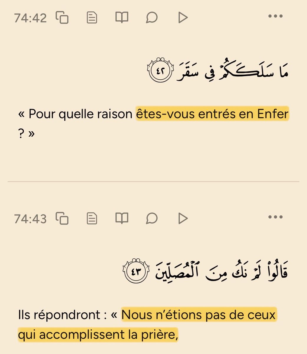 « Je ne prie pas. »