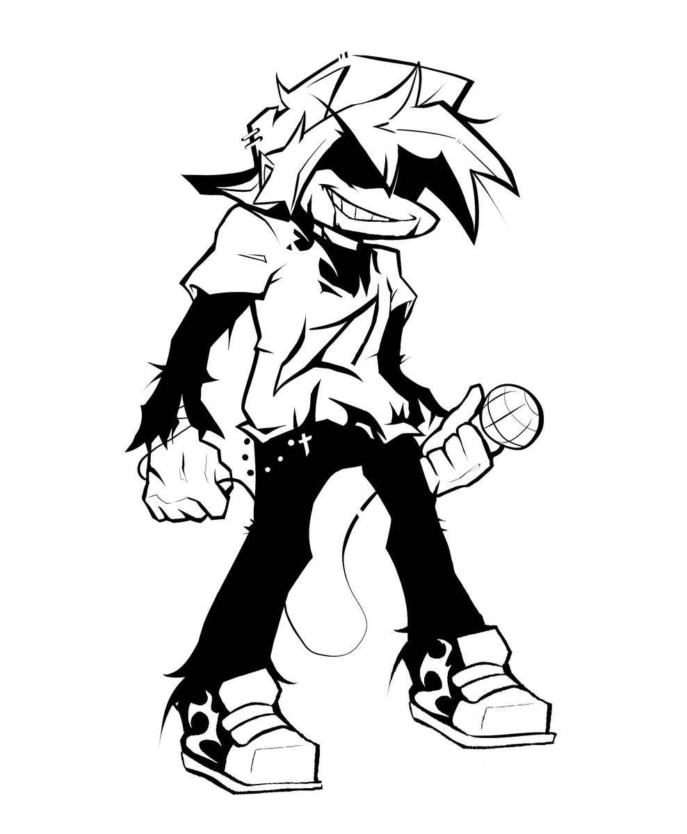SY - Silly Billy 2026 doodle

plus B/W cuz i like the lineart