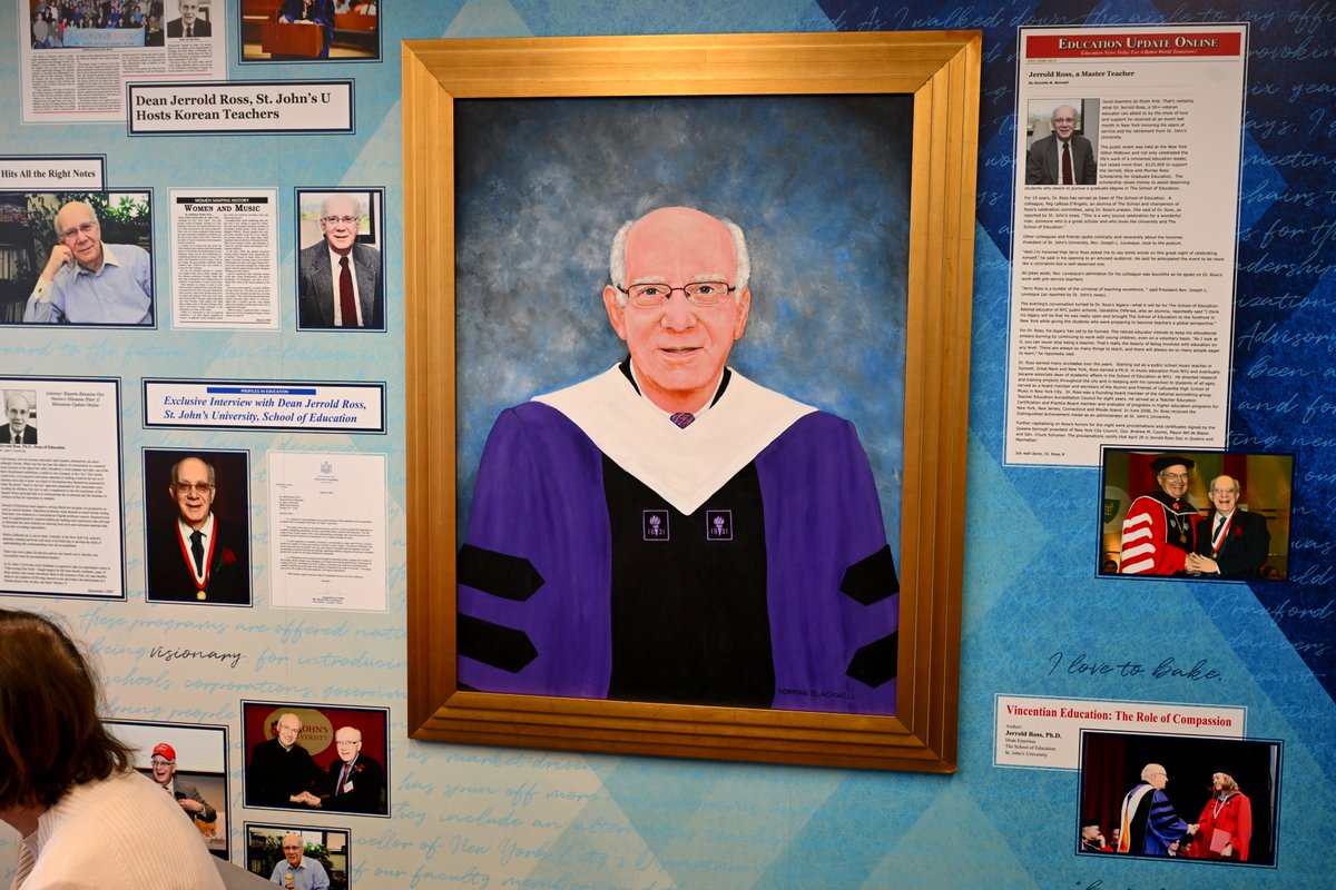 The School of Education has a newly renovated conference room on the fifth floor of Sullivan Hall, in honor of Jerrold Ross, Ph.D., former Dean of The School of Education. <a href="/StJohnsU/">St. John's University</a>
LEARN MORE!
 👇👇👇👇👇
 conta.cc/49jV4yT
#SJUSOE 
#SJUElevates