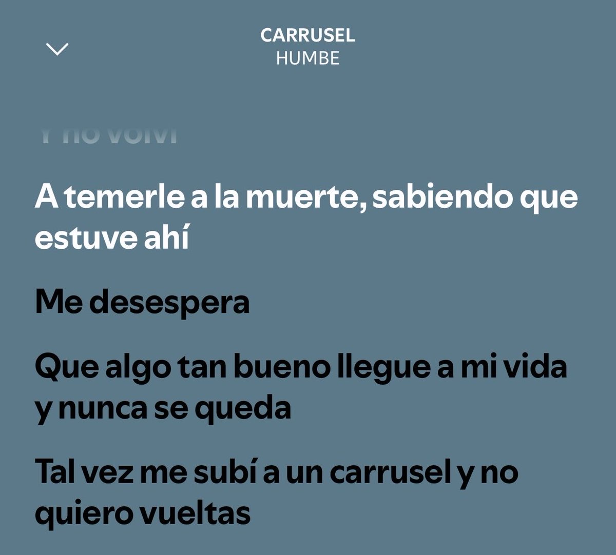 yo lo viví y humbe lo escribió