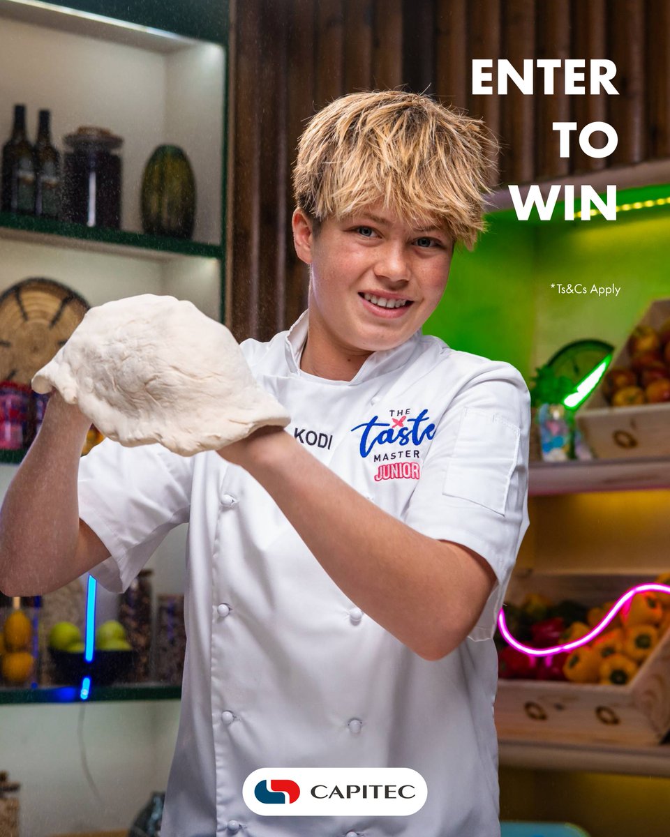 You could be the next R1 000 winner with <a href="/CapitecBankSA/">Capitec</a> and #TheTasteMasterJunior! Reply to this post and tell us why you'd never switch from <a href="/CapitecBankSA/">Capitec</a>. Include #TheTasteMasterJunior and #BankOnBetter in your answer. Don't forget to share this post! T&amp;Cs apply.