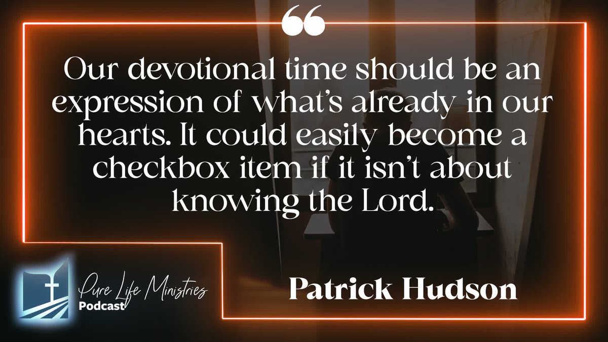 PureLifeMin's tweet image. Our devotions aren't just what we say we value—they're revealed in how we live. In episode 4 of our "Wholly Devoted Disciples" series, Director of Ministry Outreach, Patrick Hudson, joins our host, Josh Bergstrom, to unpack the vital topic of devotion and challenge us to live…