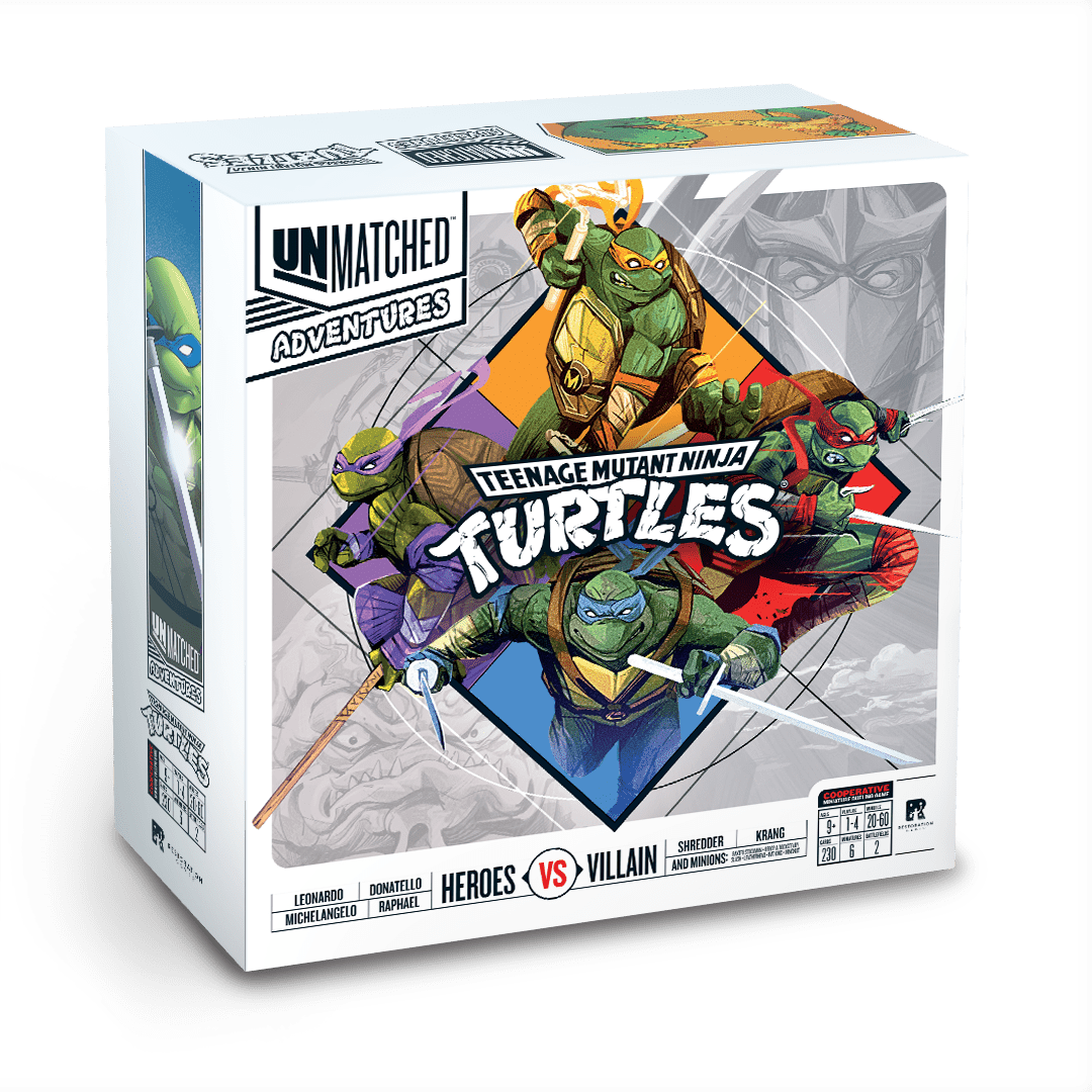 TONIGHT | 9PM Eastern - COWABUNGA! Thanks to our friends over at <a href="/RestorationGame/">Restoration Games</a>, we're taking on Unmatched Adventures: Teenage Mutant Ninja Turtles! Will we be able to take down Shredder and his minions? Find out tonight!

twitch.tv/brambeardgaming