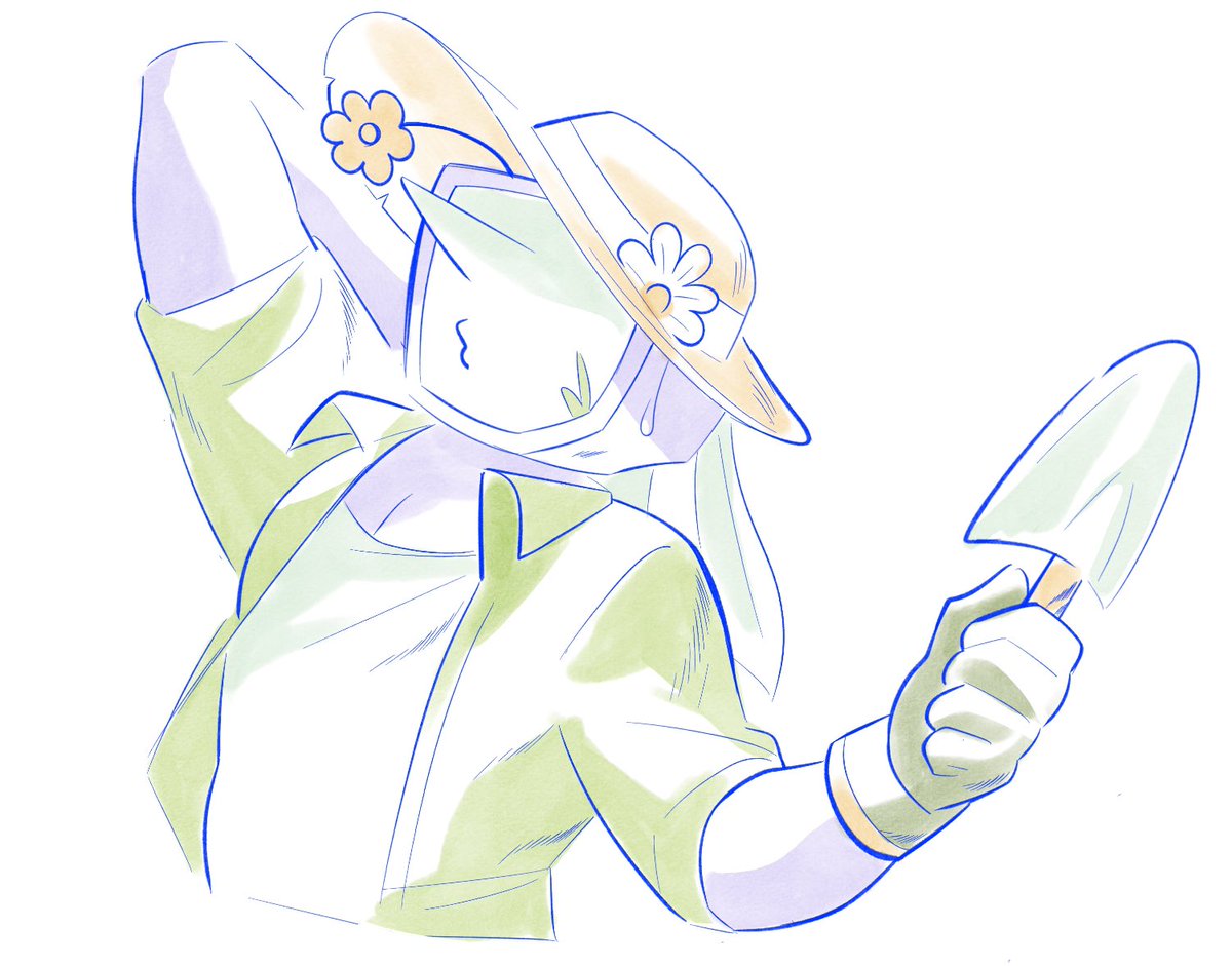 Redraw of a really old magma doodle #flowertenna #tenna