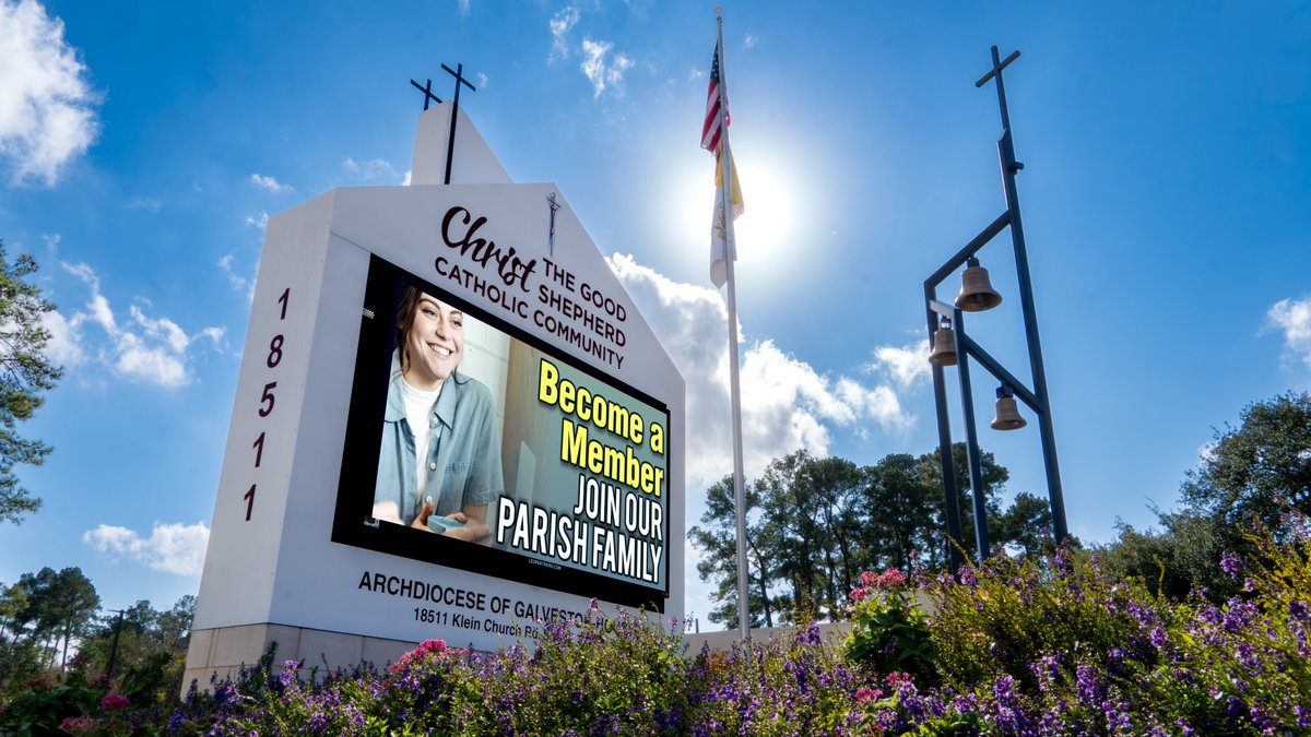ledpartnershtx's tweet image. Proud to partner with Christ the Good Shepherd Catholic Church on this new LED screen and custom monument. ✨ A welcoming display that shares meaningful messages and creates a lasting landmark for the community. 🙏⛪
#LEDPartners #ChurchSignage #LEDMonument #FaithAndCommunity
