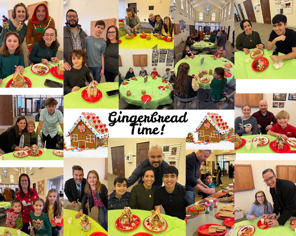 It’s the sweetest time of the year! Gingerbread house decorating is always the best time!