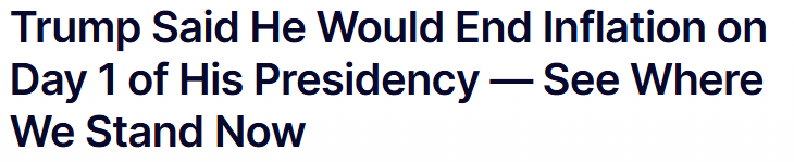 Jemsinger's tweet image. No, it was Trump who said he would end inflation on "day one"

8/9/24: “Starting on day one, we will end inflation and make America affordable again, to bring down the prices of all goods.”

10/1/24: "Starting on day one, we will end inflation and make America affordable again."