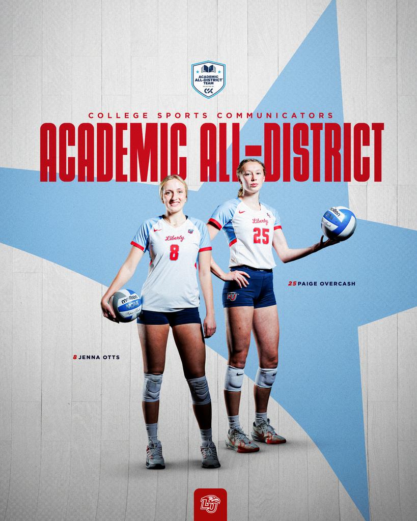 Liberty Volleyball tweet media