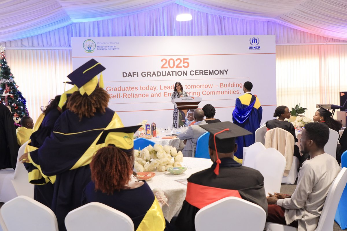 RefugeesRwanda's tweet image. We're proud to celebrate 56 refugee students who graduated with the support of DAFI scholarship programme🎓

Let's help more refugees access higher education so that they can shape their future.