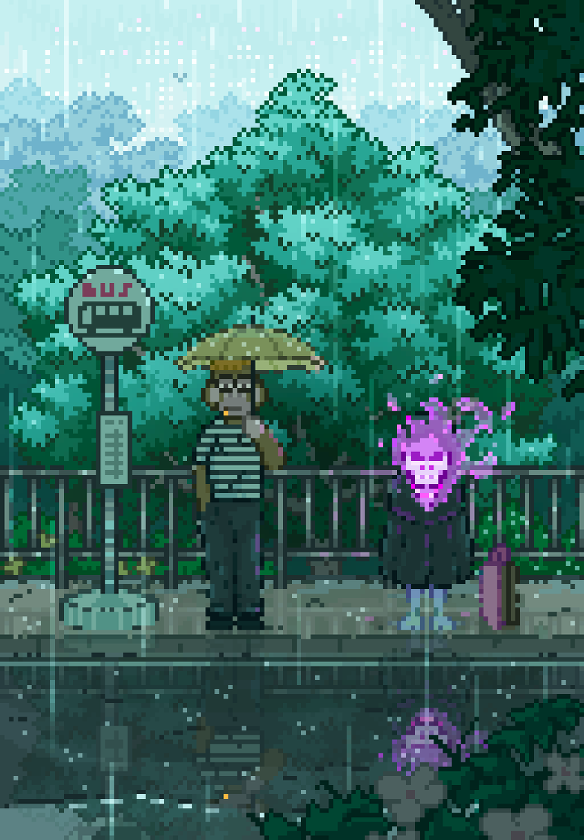 there’s something about rainy pixels