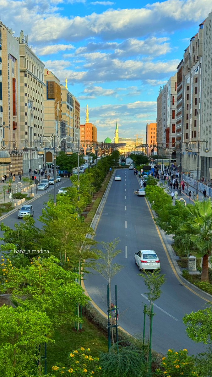 والروح في رحاب المدينة اتسعت 🩶