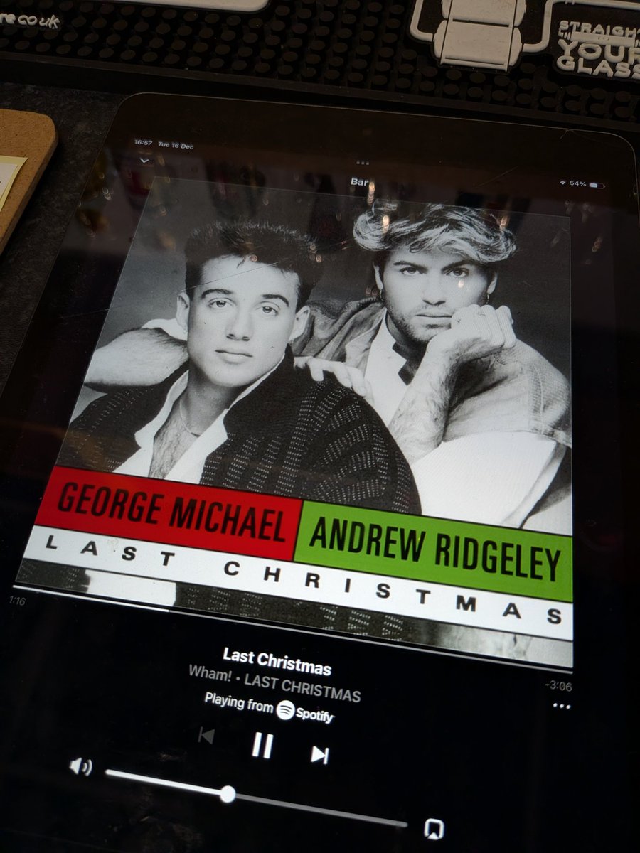 _Inno's tweet image. Thanks to a WiFi reset at work and generic Christmas playlist rather than my wham free one, I have entered Whamhalla