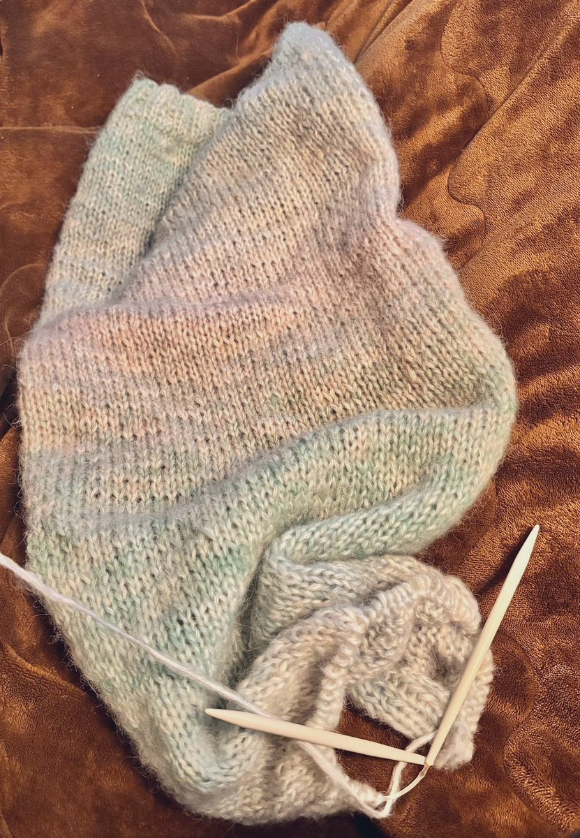 進捗🧣
1mは超えたはず