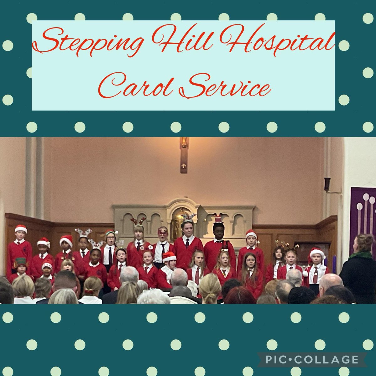 Well done to our Choir who took part in Stepping Hill Hospital’s Carol service last week. Thank you to all the families who joined us for this special service. 
#Christmas