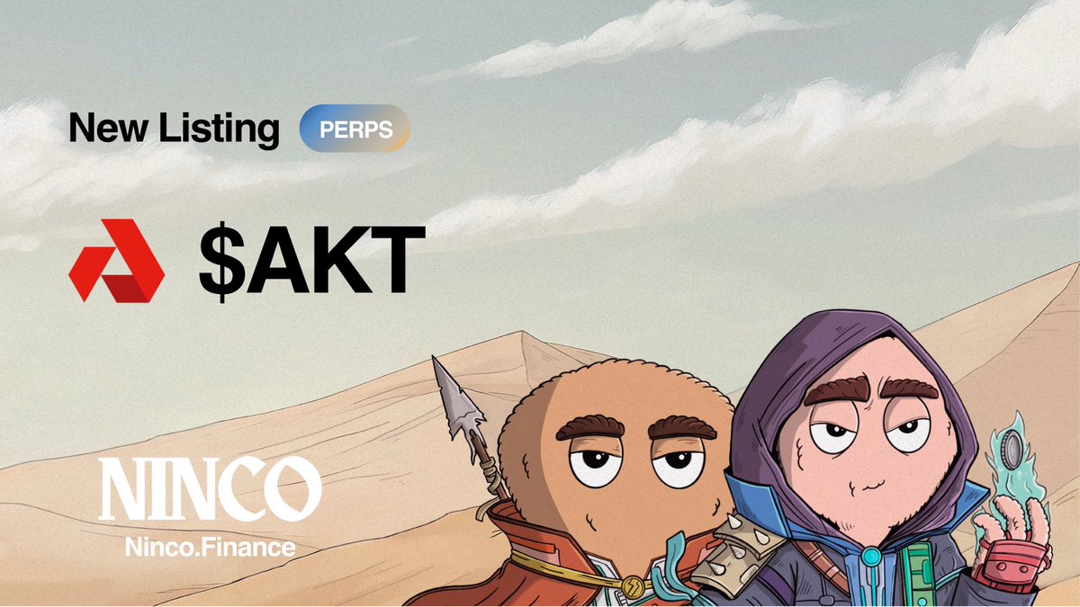 ninco_fi's tweet photo. A new listing is available for trading up to 10x leverage:

🪙 $AKT | @akashnet 

📈 Trade on Ninco Finance https://t.co/Zj0um1kBMr