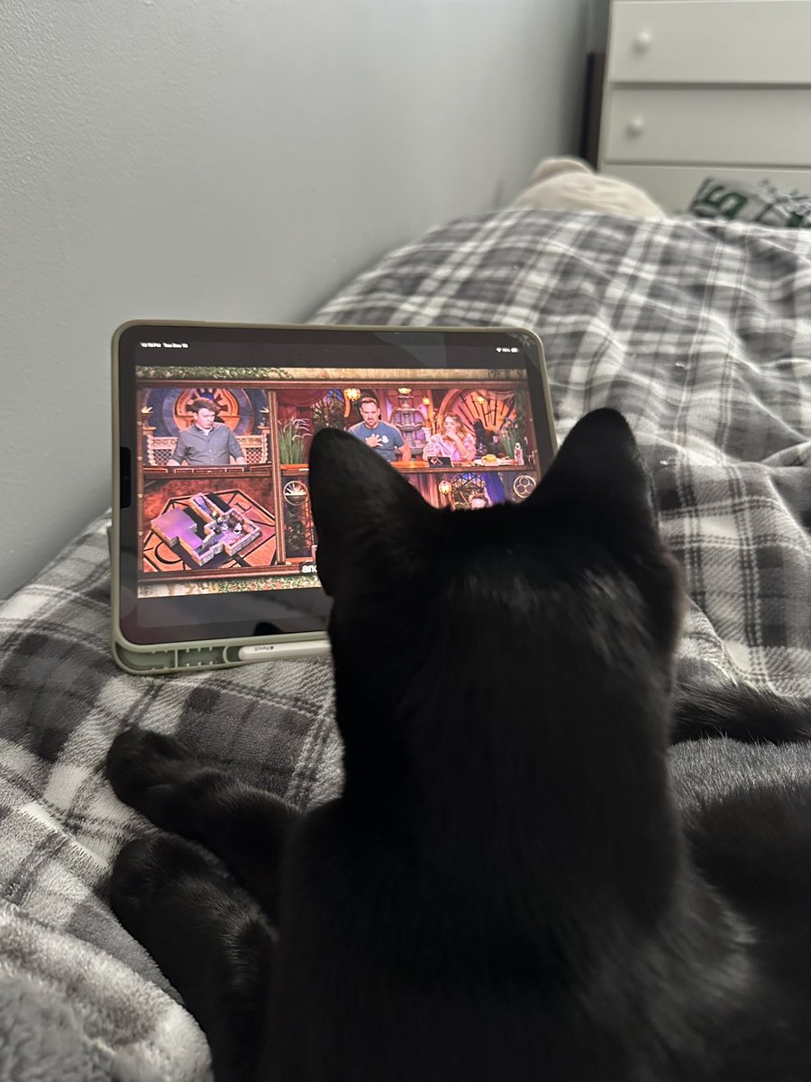 He’s just an ipad kid watching critical role