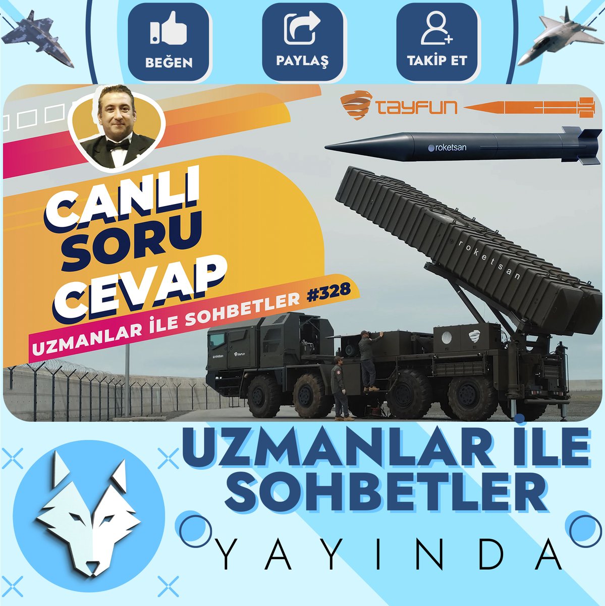 kanerkurt's tweet photo. 📢CANLI YAYINDAYIZ !! Savunma Sanayii Gündemi | Canlı Soru Cevap
🔗https://t.co/BuEA3dDEMn
#tayfun #roketsantayfun #tayfunfüze #hipersonik #deltav #ramjet #kızılelma #toygun #siper #eurofighter #eurofightertyphoon #milliteknolojihamlesi #savunmasanayi #canlı #sorucevap https://t.co/Tc4pLLbRZe