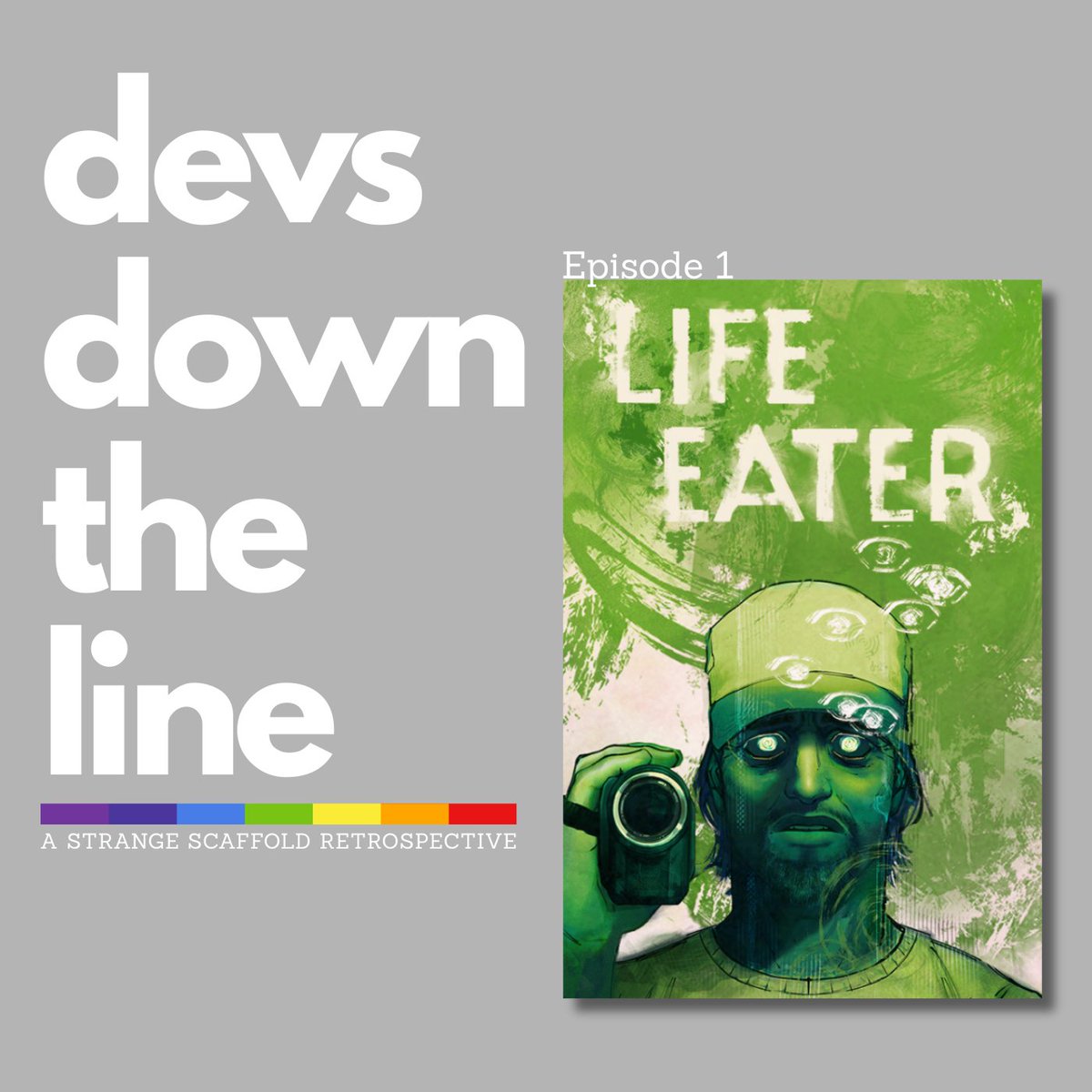 StrangeScaffold's tweet image. With the team out for the holidays we have no Strange Scaffold Cool Things Club so we've uploaded the first Devs Down The Line episode the feed.  

Recorded back in July with a group of developers from across our projects starting with Life Eater.  

Links below 🔽