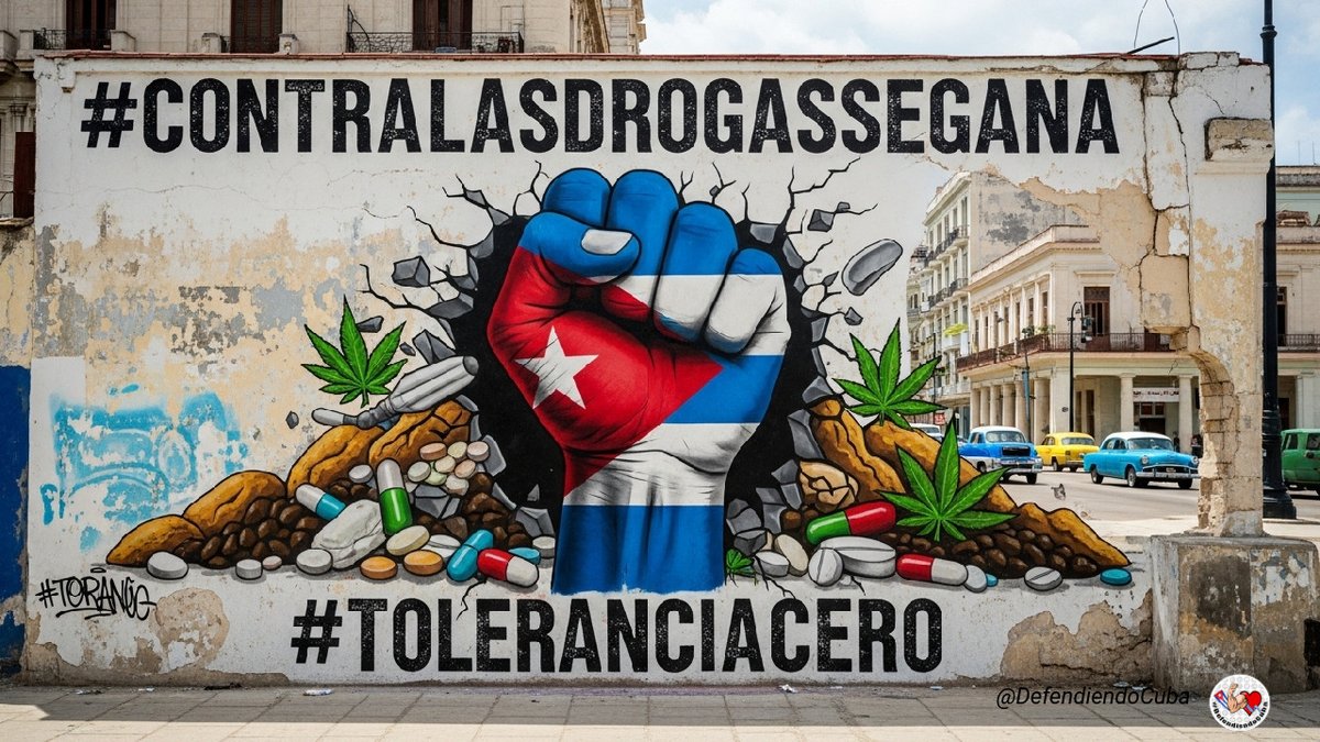 #Cuba reafirma la política de #ToleranciaCero vs las drogas, muestra de ello👇

Entre el 2024 y 2025, las autoridades🇨🇺 frustaron 72 operaciones de narcotráfico, principalmente proveniente de EE.UU, gracias a la vigilancia permanente. 

#ContraLasDrogasSeGana💪
#DefendiendoCuba🇨🇺