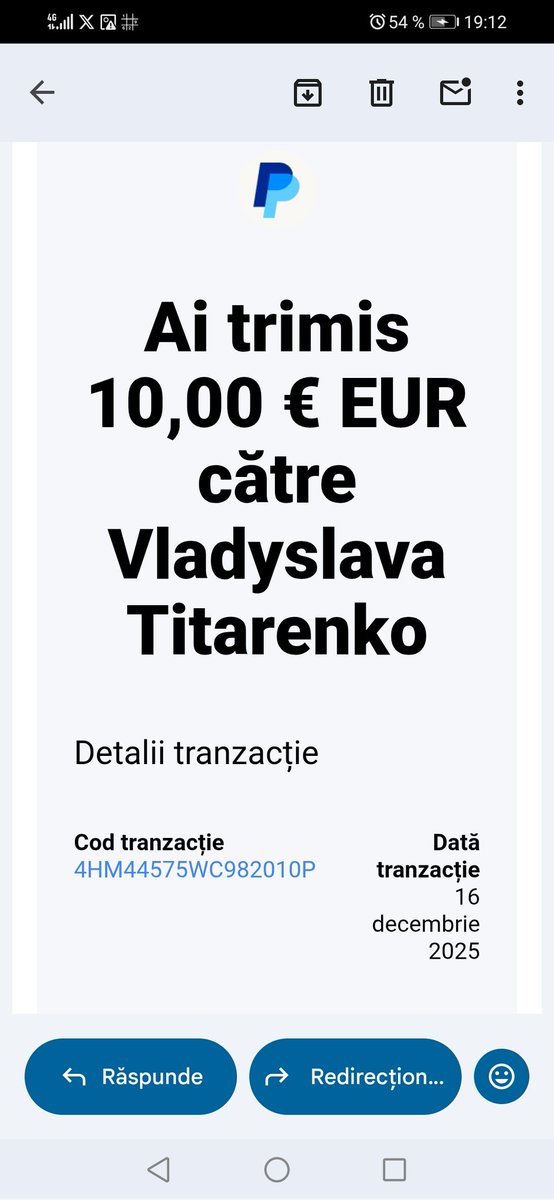 cmihai63's tweet photo. @Oksii33 Bună seara Oksii. Se pare că nu am mai vorbit de mult. Tocmai am trimis lui Vladyslava 10 € pentru mașină. Sărbători fericite în pace și libertate. https://t.co/utOT7VuiQp