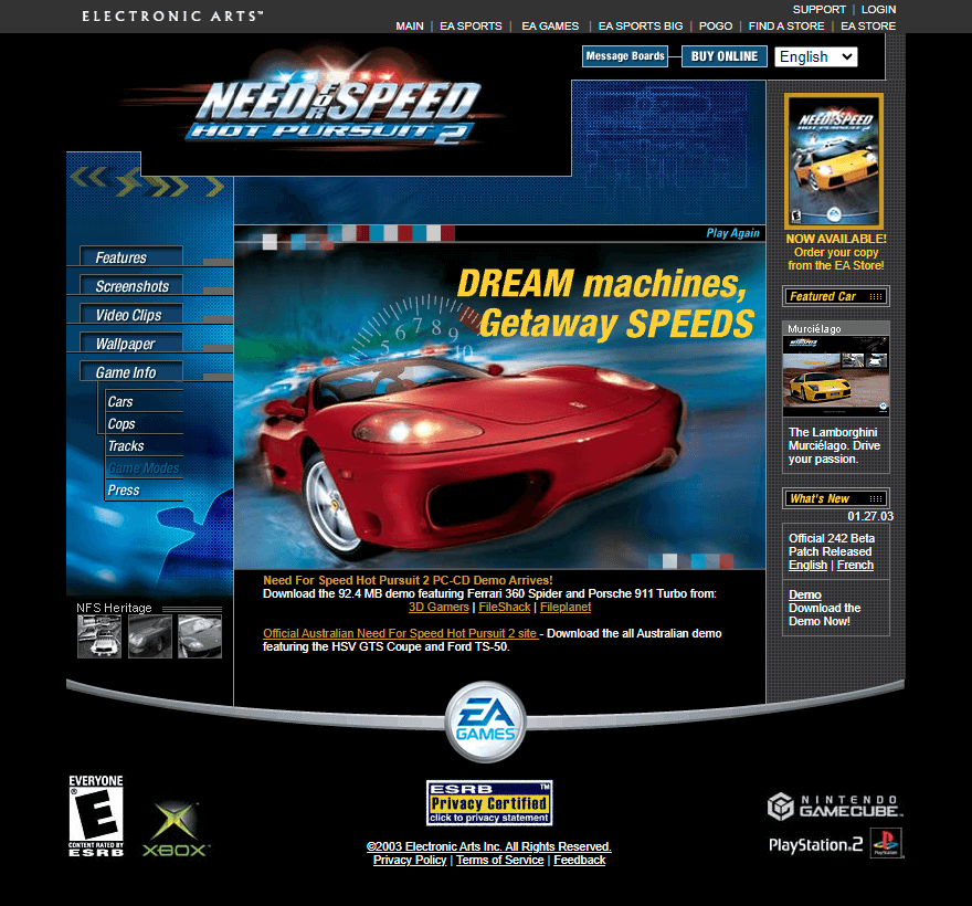 freezenfactor's tweet photo. More beautiful Y2K websites. https://t.co/OG8BVWWPtm