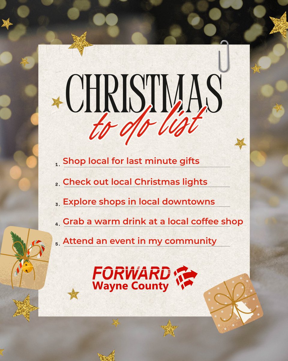 forwardINwayne's tweet image. Christmas in Wayne County is full of simple moments that make the season special! However you celebrate, we hope you’re finding joy right here at home.