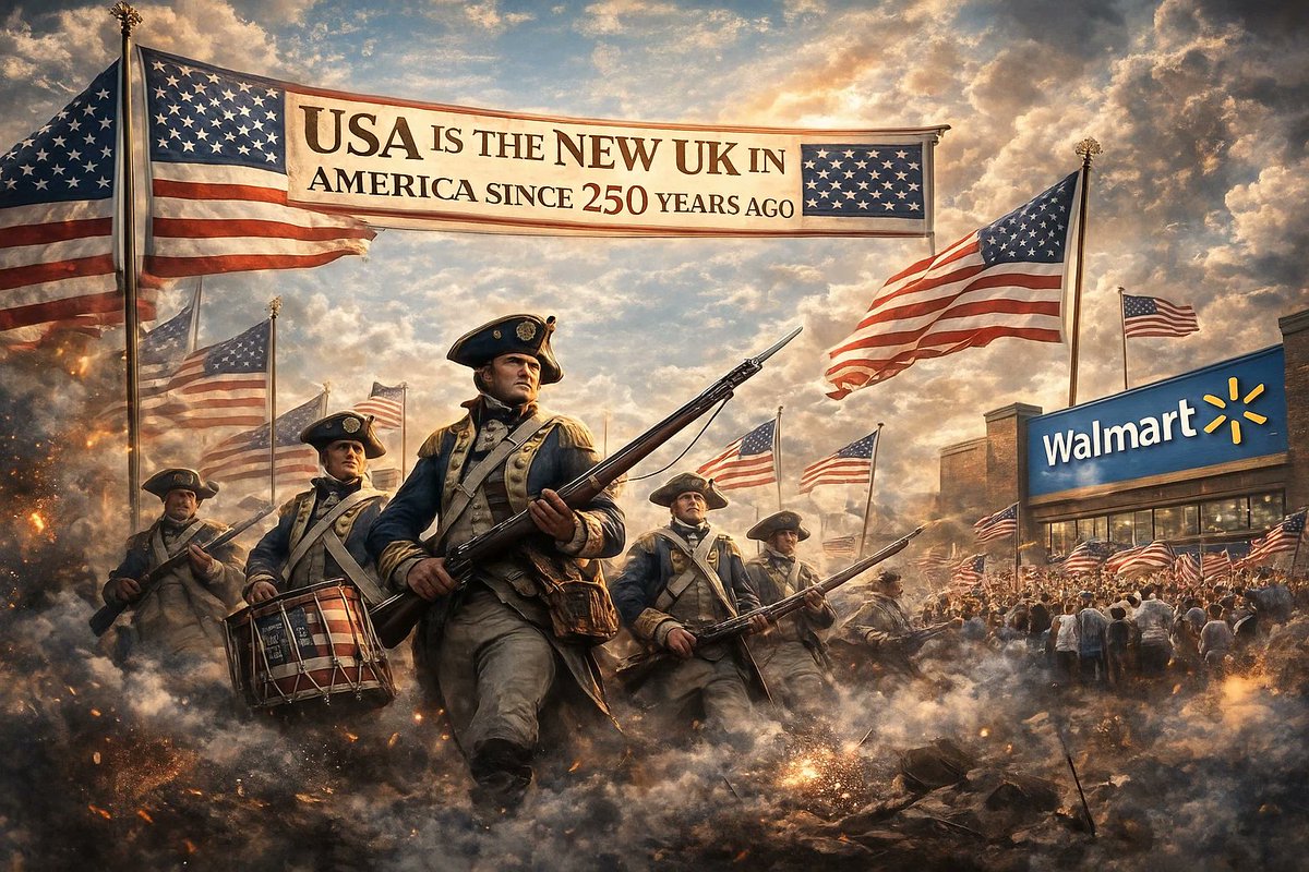 OrionisRex's tweet photo. U.S.A is the new U.K
in america since 250 years ago
#warmart #usa #uk @Keir_Starmer @WhiteHouse https://t.co/cuf3rue2LU