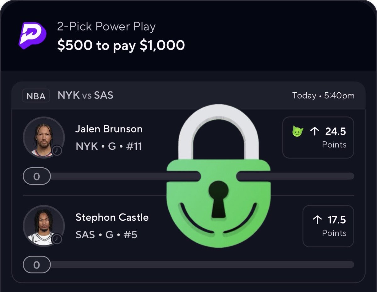 LevsLocks's tweet image. NBA POTD 🏀 If my parlay hits, I’ll send $50 via Cash App to one lucky person who likes and retweets this tweet! 🔥 Must like and retweet to enter. Let’s eat! 🍽️

#NBA #PrizePicks #Betting