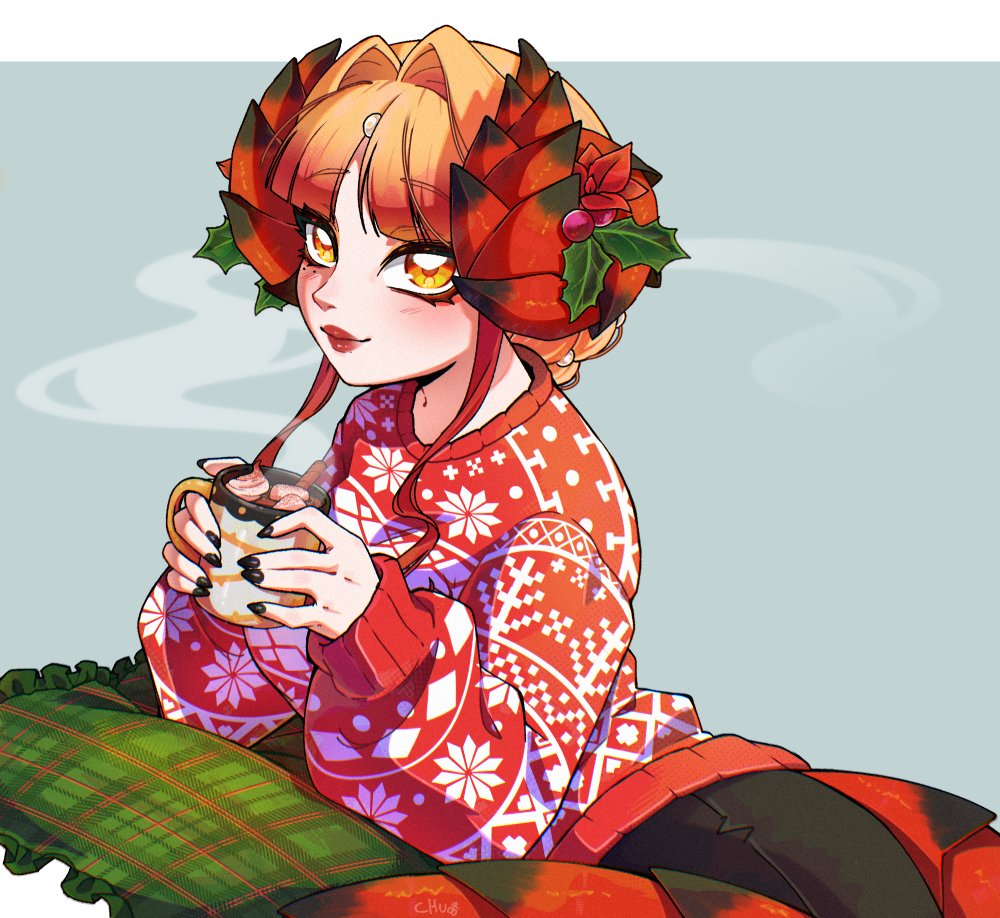 This beautiful dragon lady looks really cozy. ❤️