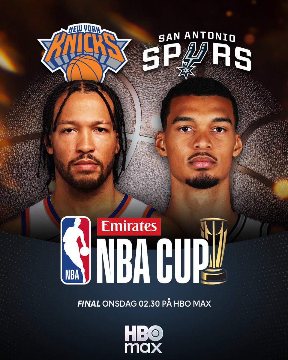 Knicks 🆚 Spurs

📲 Se nattens NBA Cup-final från 02.30 på HBO Max.