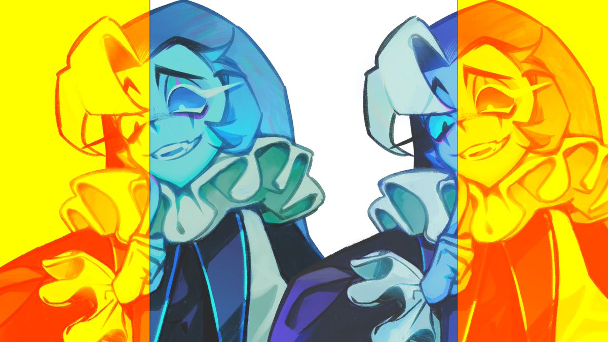 Here's a quick explanation of how to create a similar cropped image. 
Take two rectangular canvases, each with a square in the exact center. For clarity of the example, I use the same drawing without changes. 
The image that should be the first image will be on the right, and the