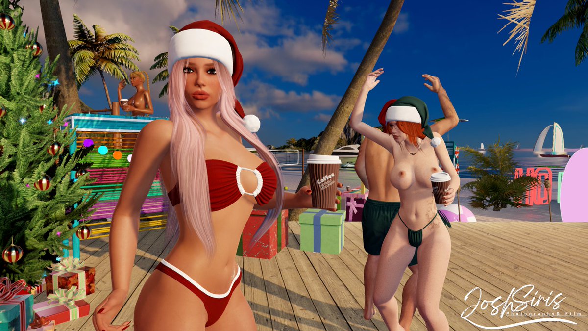 Break your Routine with 𝐓𝐎𝐏𝐋𝐄𝐒𝐒 𝐓𝐔𝐄𝐒𝐃𝐀𝐘 𝐁𝐄𝐀𝐂𝐇 𝐏𝐀𝐑𝐓𝐘 !
As Christmas is near, But the cold stays away from the heat!
With <a href="/3dxCream/">Oliver Cream</a> <a href="/Ayrenn3DXChat/">Ayrenn</a> <a href="/AliBeauman_/">𝐀𝐥𝐢 𝐁𝐞𝐚𝐮𝐦𝐚𝐧♡</a> <a href="/feliciaxblack/">FeliciaBlack</a> 
Good Times &amp; Good Vibes !
#3dxchat #3dxchatgame #BreaktheRoutine