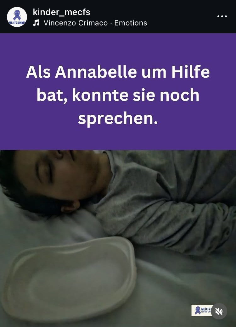 Lisathefirst20's tweet image. erinnert ihr euch an Annabelle?
ihr Video an Frau Bär Mitte Oktober?

genau deshalb hab ich so Angst ins Krankenhaus zu gehen.

Annabelle ist 9 Jahre alt!!!!
es bricht einem das Herz 💔 

#verysevereMECFS