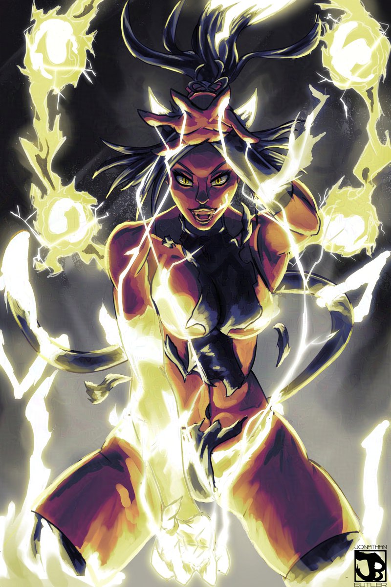 JonOButler's tweet photo. Flash God Black Cat Warrior Princess.. Yoruichi is a Goddess..
#BLEACH #illustration https://t.co/VocoS1efgy